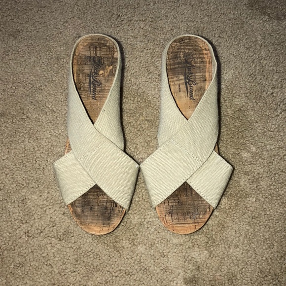 Lucky Brand Shoes - Lucky Brand Cork Wedge Sandals size 5.5
